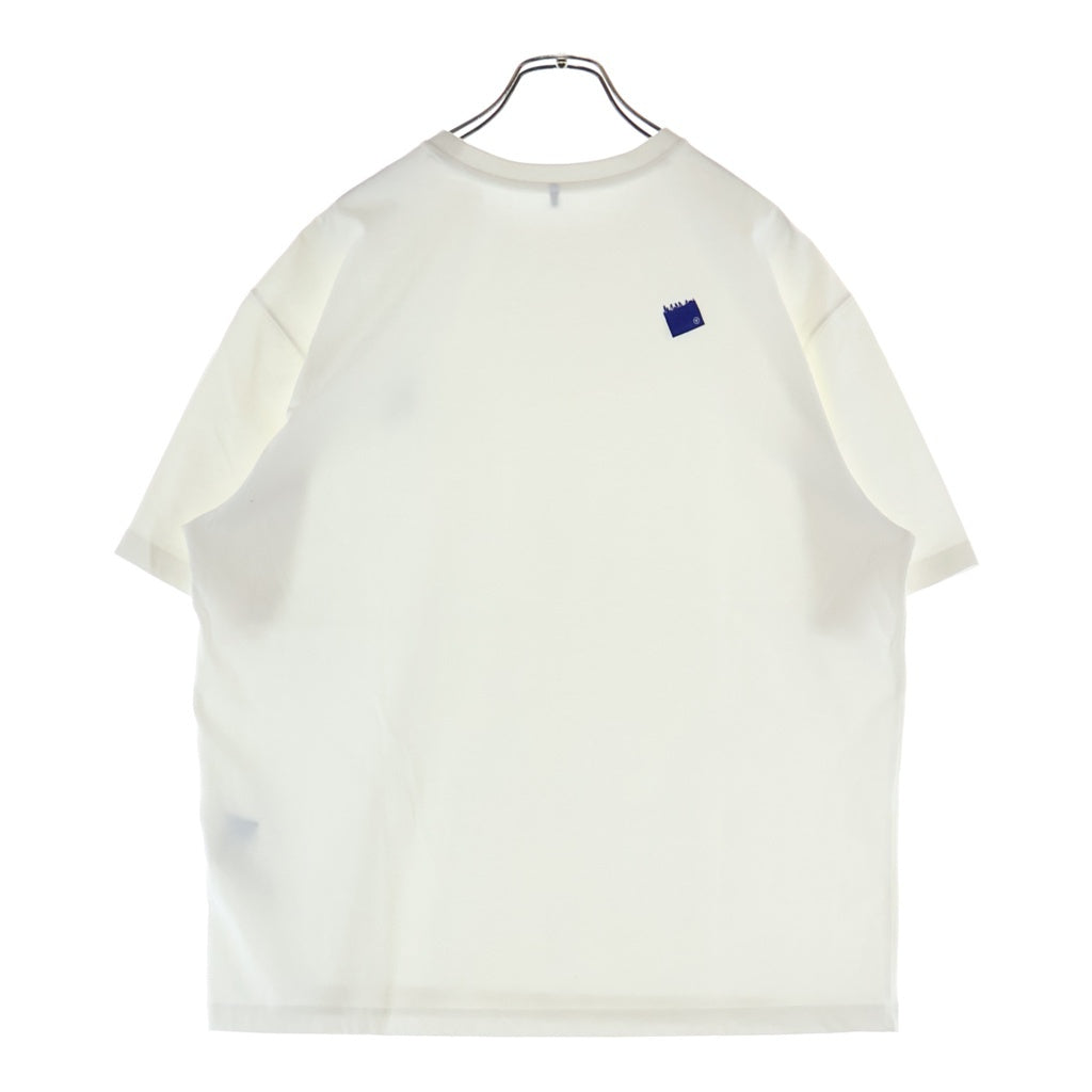 ADER ERROR(アーダーエラー) BL TAG T-SHIRT 01 フロントロゴ 半袖Tシャツ カットソー ホワイト BO42FYTS0101OW