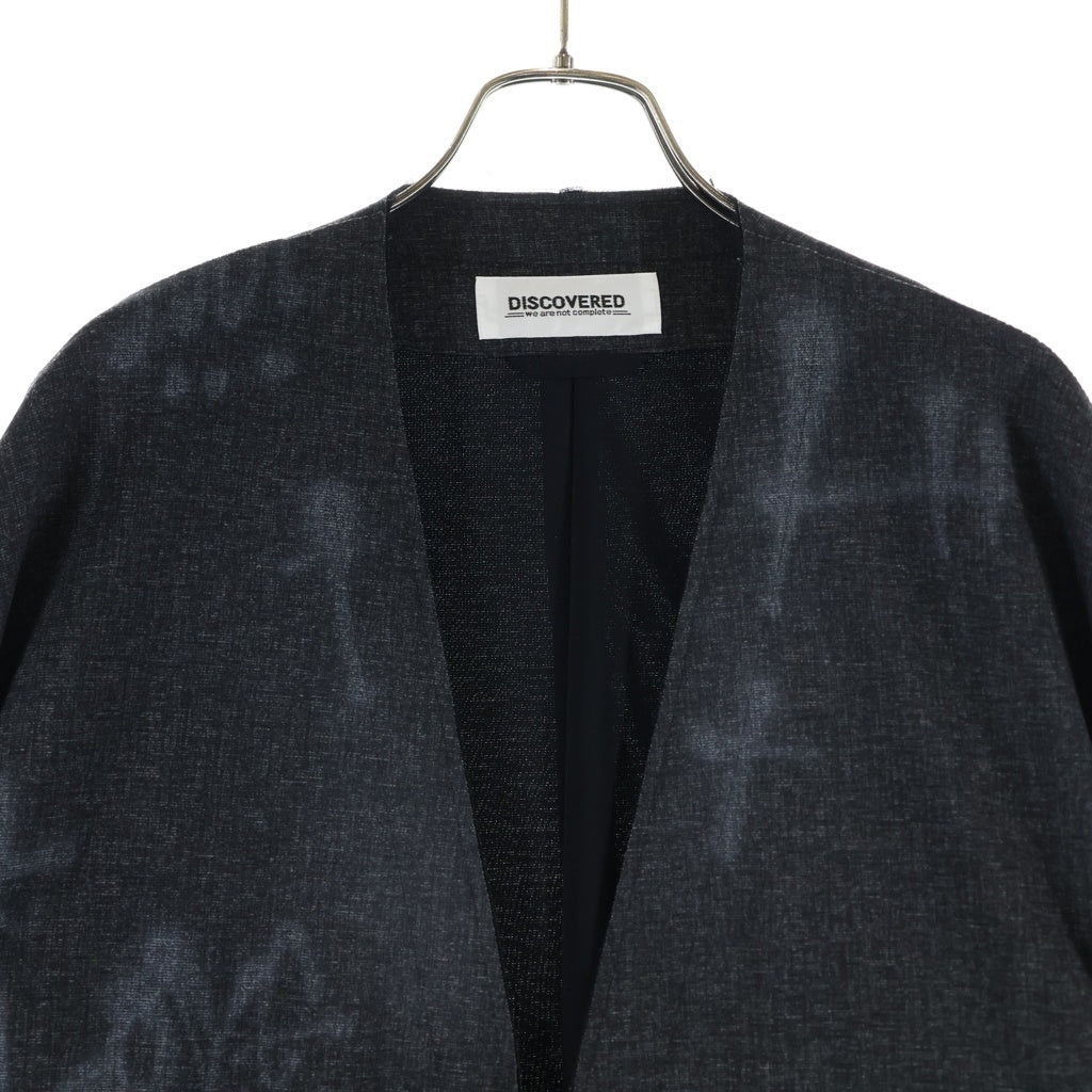 DISCOVERED(ディスカバード) 24SS GRAFFITI JACKET グラフィティ ジャケット グレー/ブラック ィDC-SS24-JK-02