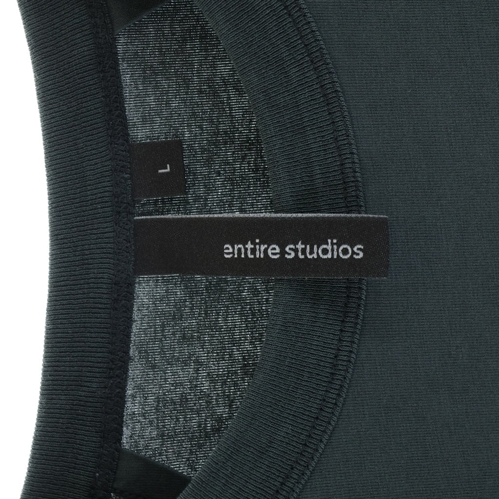 entire studios(エンタイア スタジオ) PRIMER LONG SLEEVE プライマー ロングスリーブ ストレッチ 長袖Tシャツ ブラック ES2262