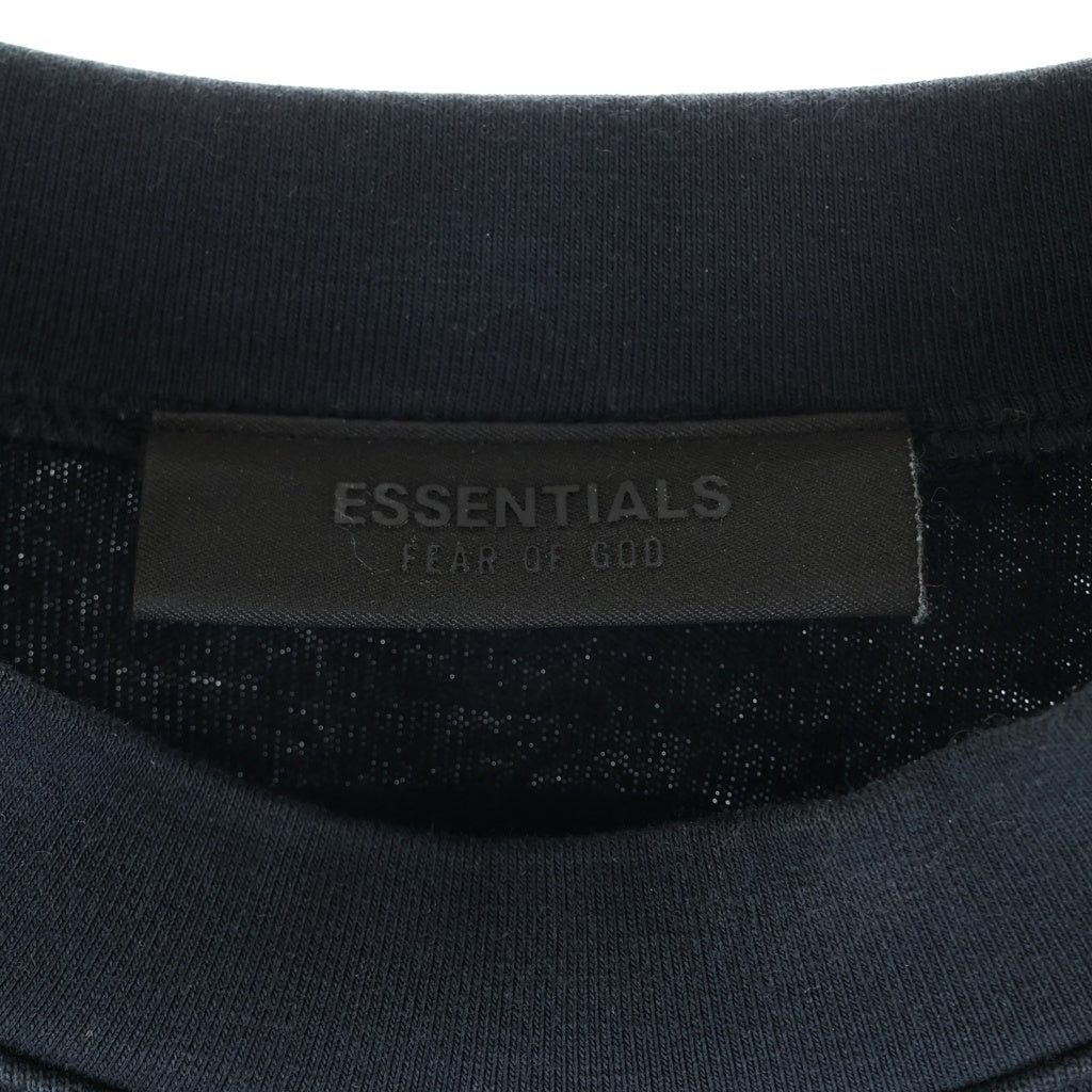 FEAR OF GOD ESSENTIALS(フィアオブゴッド エッセンシャルズ) STATE LOGO LONGSLEEVE TEE ロングスリーブTシャツ カットソーブラック