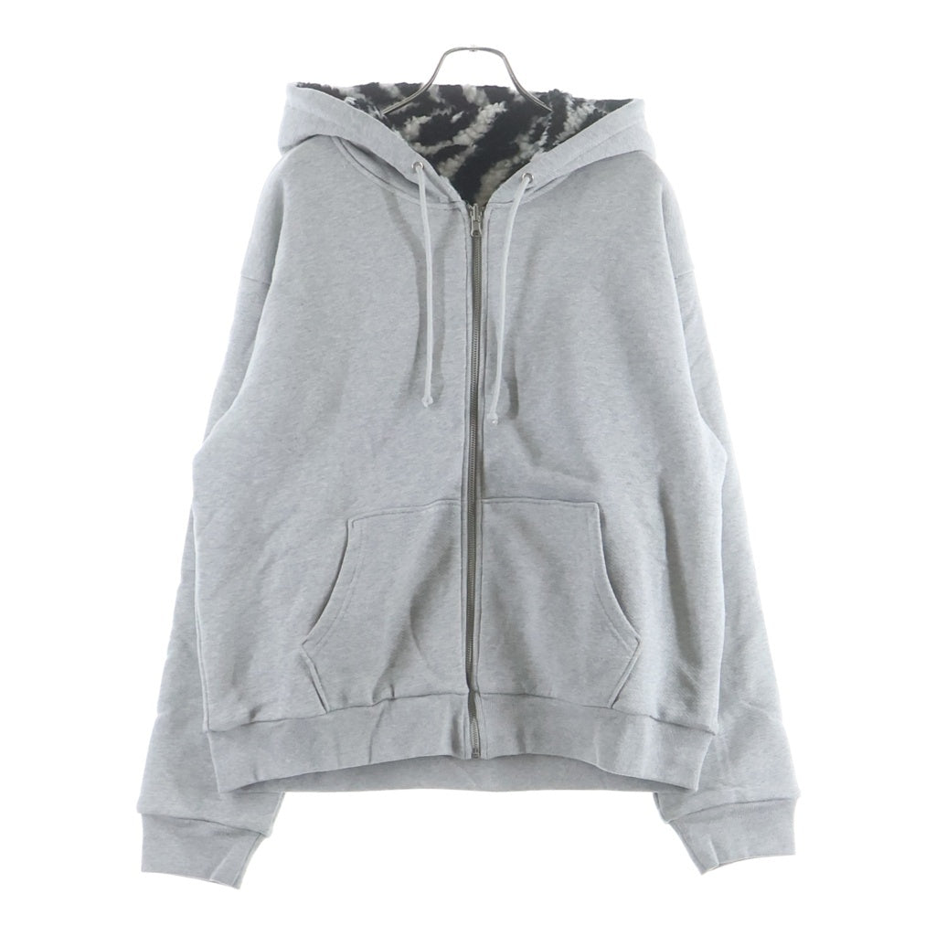 DENIM TEARS(デニムティアーズ) Zebra Lined Zip Hoodie ゼブラ柄 