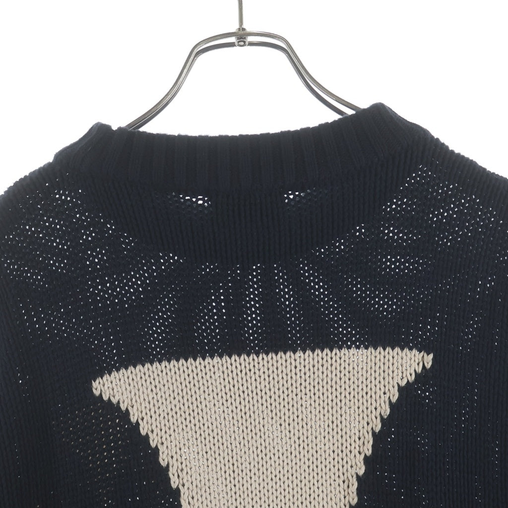 ASKYURSELF(アスクユアセルフ) RIDER CROSS KNIT ライダークロスニット ブラック