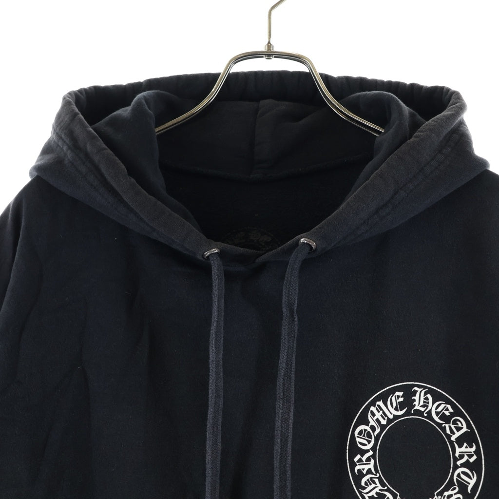 CHROME HEARTS(クロムハーツ) ×MATTY BOY Chomper Horseshoe Hoodie ×マッティボーイ チョンパー ホースシューフーディ プルオーバースウェットパーカー ブラック