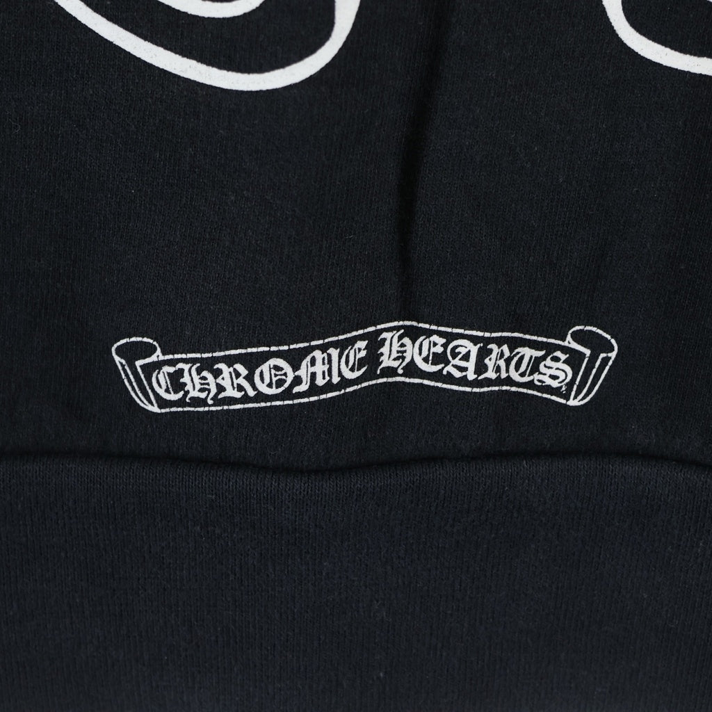 CHROME HEARTS(クロムハーツ) ×MATTY BOY Chomper Horseshoe Hoodie ×マッティボーイ チョンパー ホースシューフーディ プルオーバースウェットパーカー ブラック