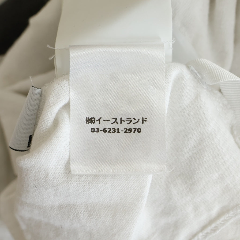 OFF-WHITE(オフホワイト) CARAVANGGIO PAINTING L/S TEE フロントロゴ 長袖Tシャツ カットソー ホワイト OMAB001F21JER004