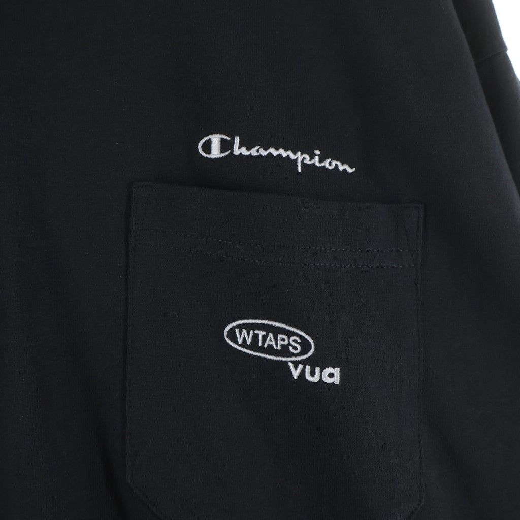 WTAPS(ダブルタップス) 25AW ACADEMY LS COTTON コットン 長袖Tシャツ ロングスリーブカットソー チャコールグレー C8-D410