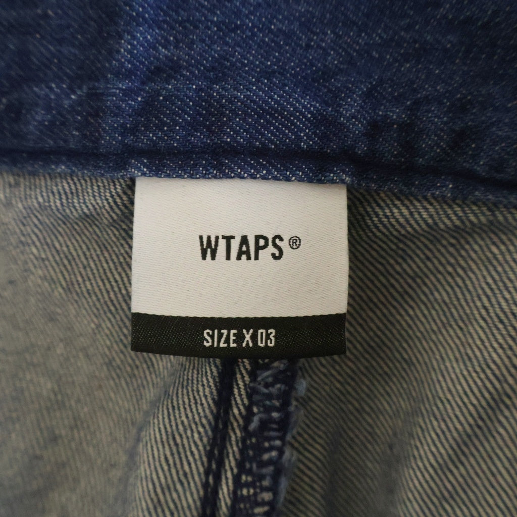 WTAPS(ダブルタップス) 25SS MILT2301 TROUSERS COTTON DENIM コットンデニムパンツ トラウザー インディゴ 251WVDT-PTM04