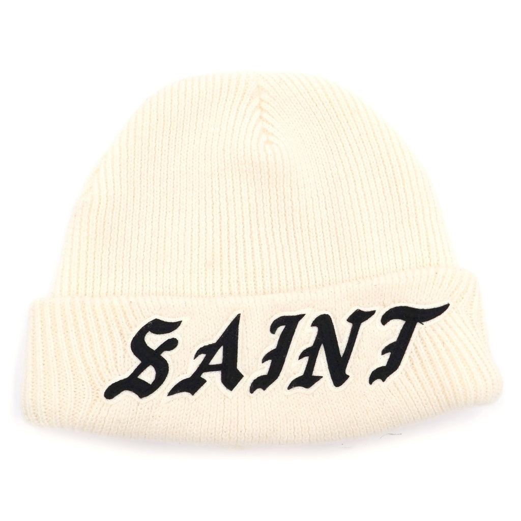 SAINT MICHAEL(セントマイケル) 26SS KNIT CAP SAINT WHITE ニット