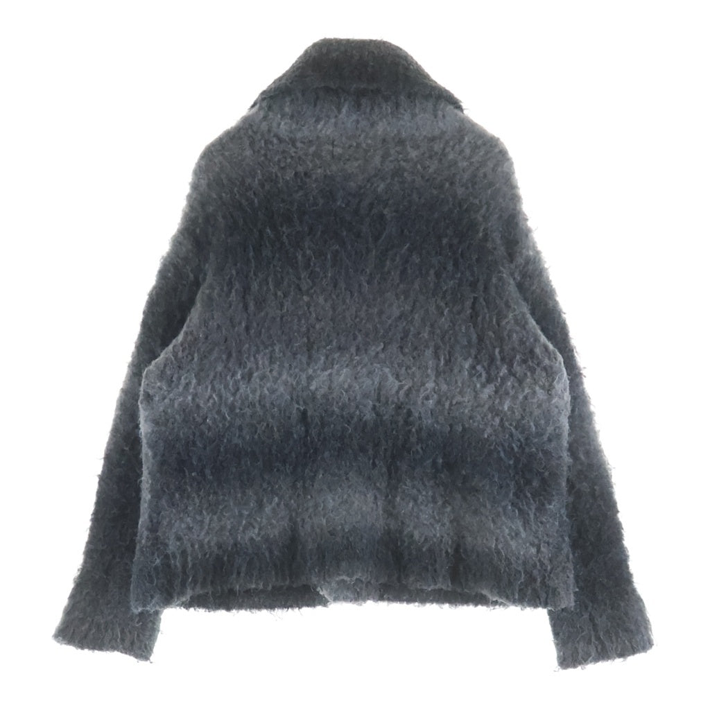 KAMIYA(カミヤ) 24AW Sailor-Collar Knit Jacket セーラーカラー ニットジャケット グレー G13JK048