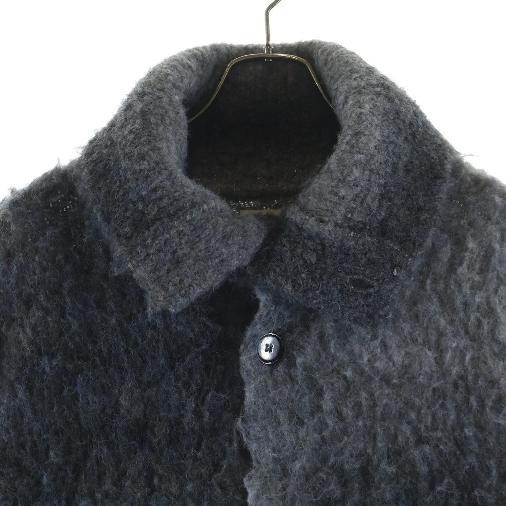 KAMIYA(カミヤ) 24AW Sailor-Collar Knit Jacket セーラーカラー ニットジャケット グレー G13JK048