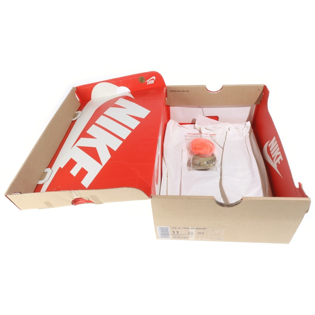 NIKE(ナイキ) ×OFF-WHITE THE 10 AIR MAX 90 DESERT ORE AA7293-200 オフホワイト エアマックス90 デザートオレ ローカットスニーカー ブラウン US11/29.0cm