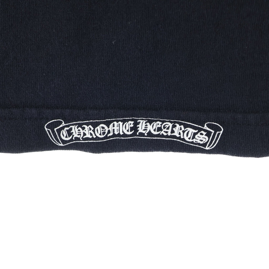 CHROME HEARTS(クロムハーツ) OLD CH SCROLL LOGO L/S TEE スクロールロゴ アームプリント ロングスリーブカットソー 長袖Tシャツ ブラック