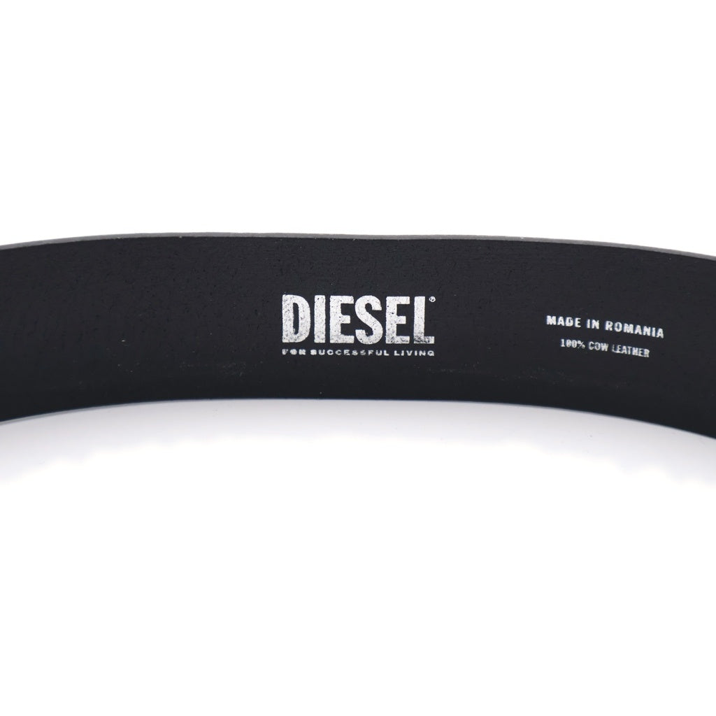 DIESEL(ディーゼル) B-1DR カウレザーベルト ブラック X08516