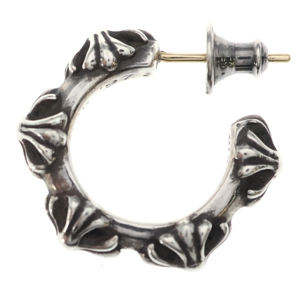 CHROME HEARTS(クロムハーツ) HOOP CROSS クロスバンド フープピアス シルバー BCA100