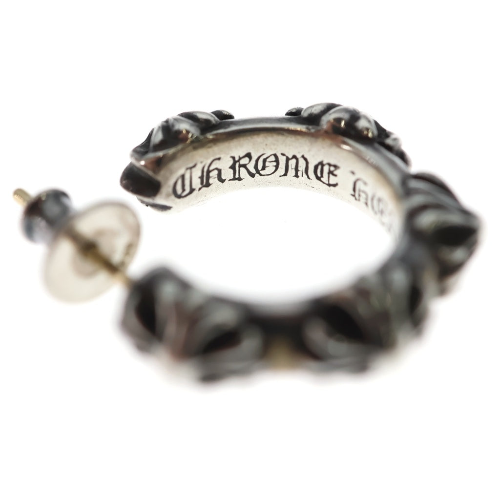 CHROME HEARTS(クロムハーツ) HOOP CROSS クロスバンド フープピアス シルバー BCA100
