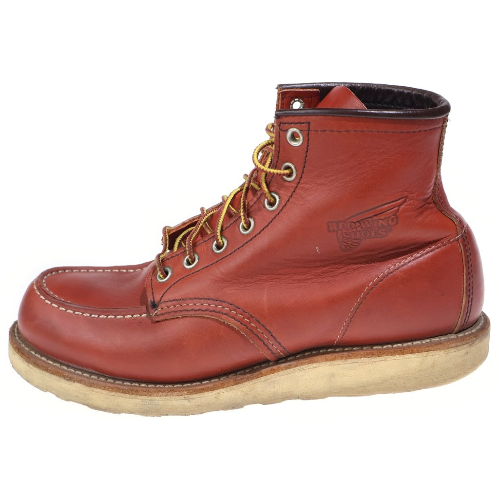 RED WING(レッド ウイング) 6-inch Classic Moc 8875 オロラセット・ポーテージ クラシックモックブーツ レザーシューズ レッド