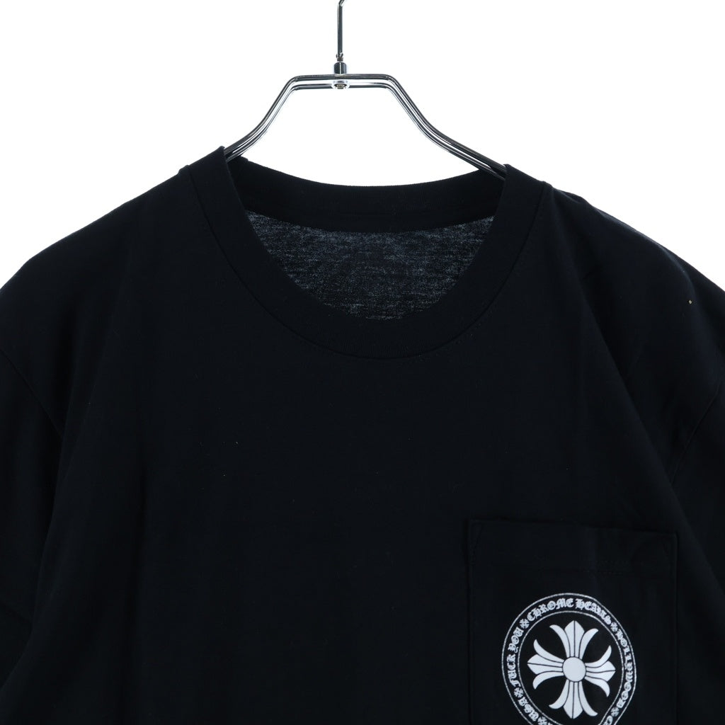 CHROME HEARTS(クロムハーツ) Circle CH Plus Hollywood Fuck you サークル CHプラス ハリウッド ファックユー 半袖カットソー ブラック