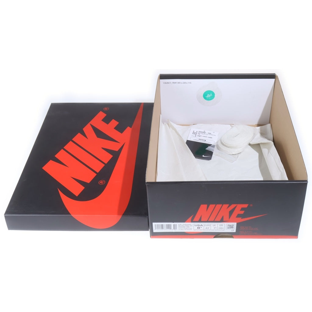NIKE(ナイキ) AIR JORDAN 1 RETRO HIGH OG DARK MOCHA 555088-105 エアジョーダン 1 レトロ ダークモカ ハイカットスニーカー ブラック/ブラウン US8.5/26.5cm