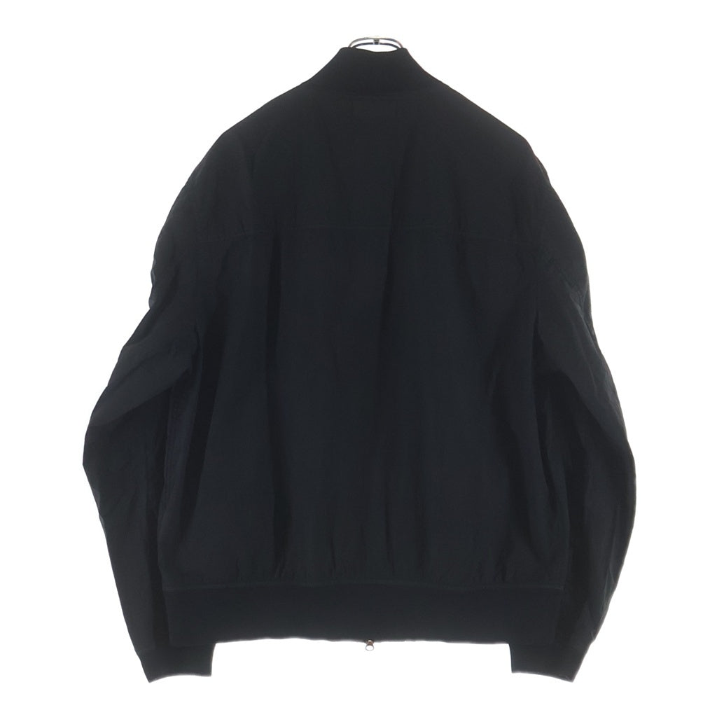 STONE ISLAND(ストーンアイランド) 25SS NYLON METAL WATRO アームワッペン ジップアップナイロンジャケット ブラック K1S154100019
