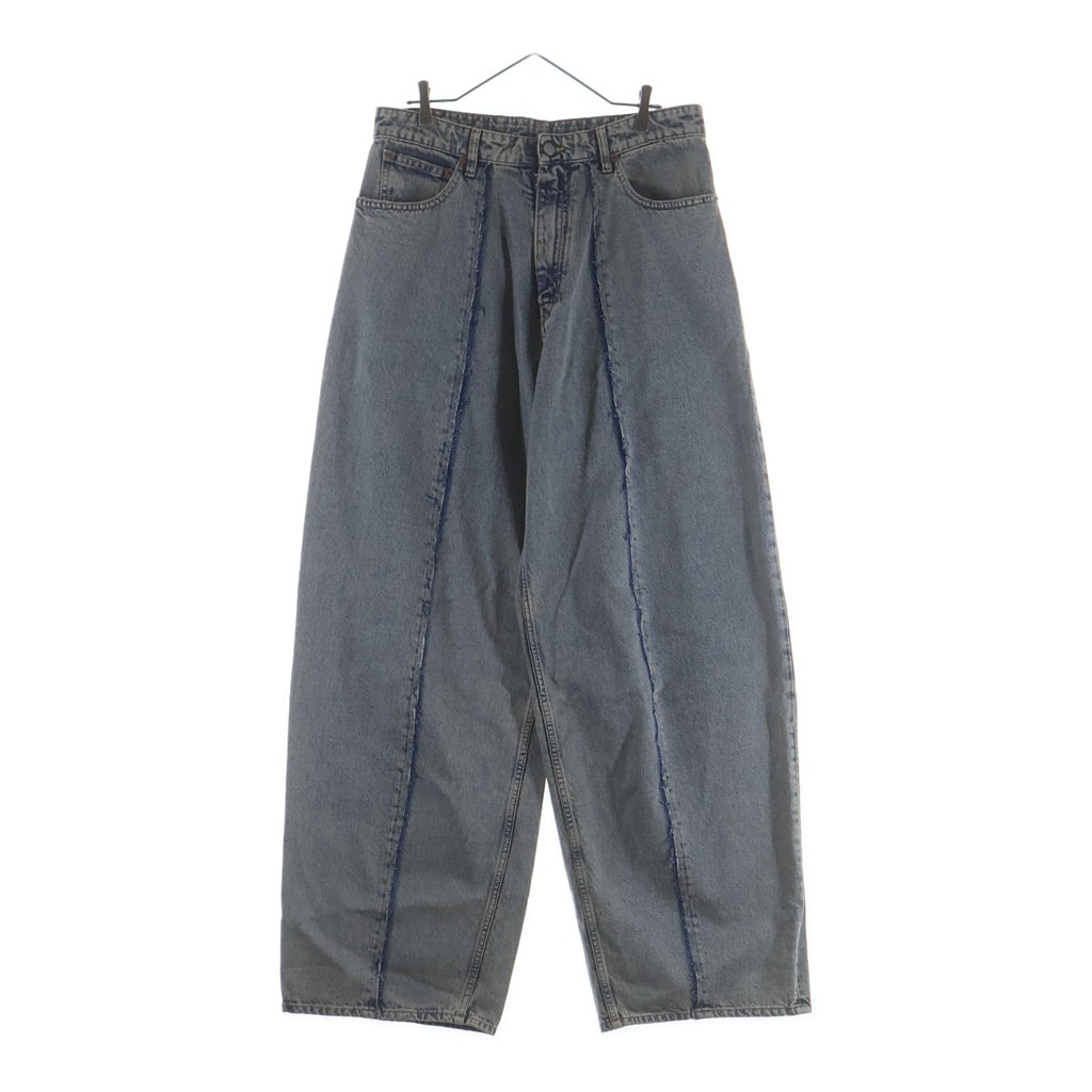 MM6 Maison Margiela(エムエムシックスメゾンマルジェラ) 24AW PANTS 5 POCKETS 5ポケット ワイドレッグデニムパンツ ジーンズ インディゴ SH0LA0011