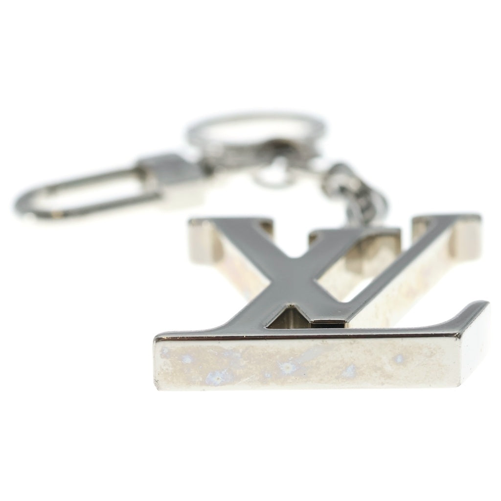 LOUIS VUITTON(ルイヴィトン) ポルト クレ・イニシャル バックチャーム キーホルダー キーリング シルバー M65071 レディース