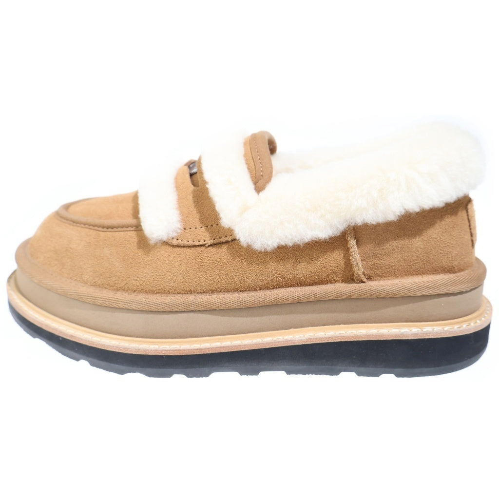 Sacai(サカイ) ×UGG Loafer 117837 ローファー チェスナット ベージュ レディース
