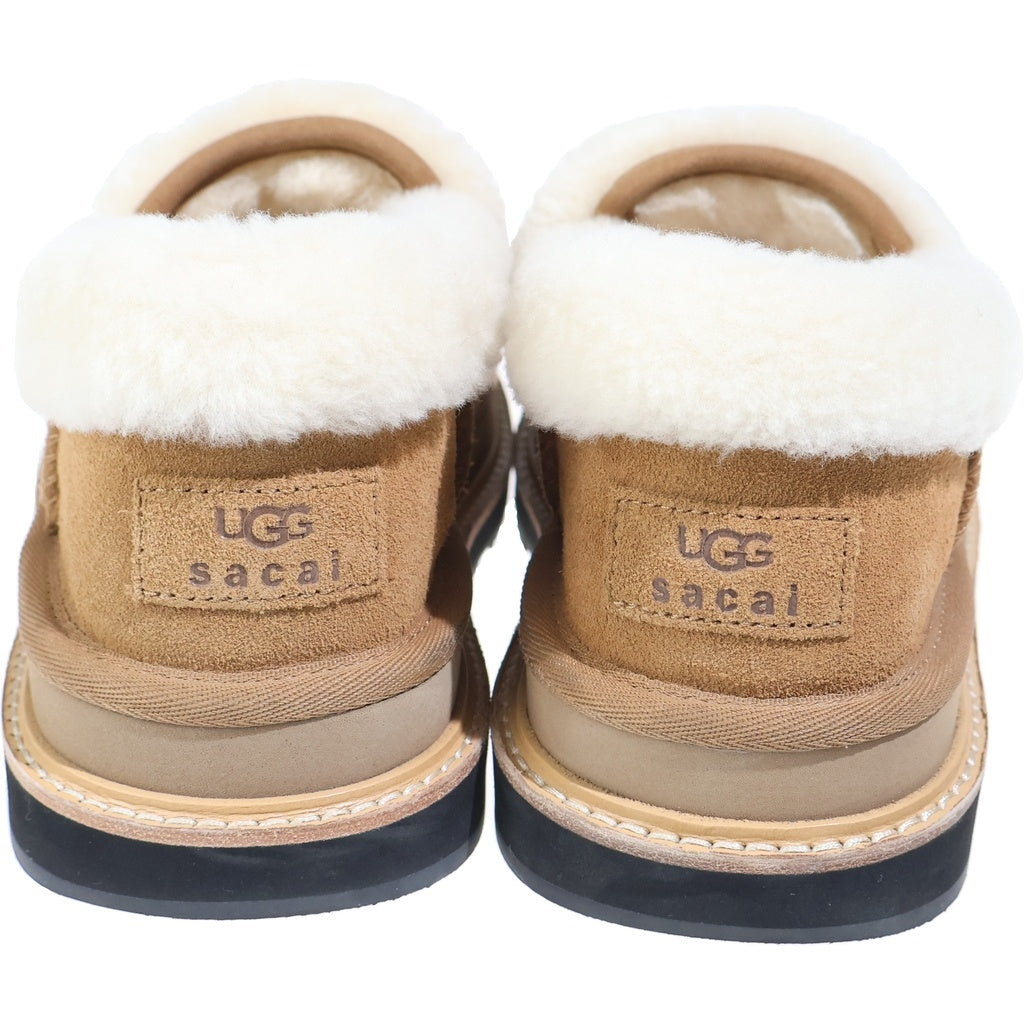 Sacai(サカイ) ×UGG Loafer 117837 ローファー チェスナット ベージュ レディース