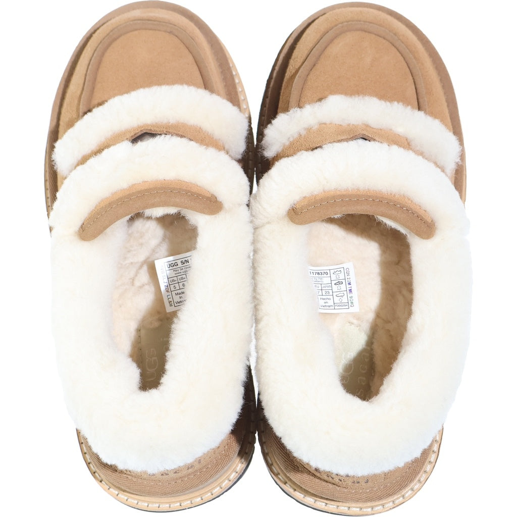 Sacai(サカイ) ×UGG Loafer 117837 ローファー チェスナット ベージュ レディース
