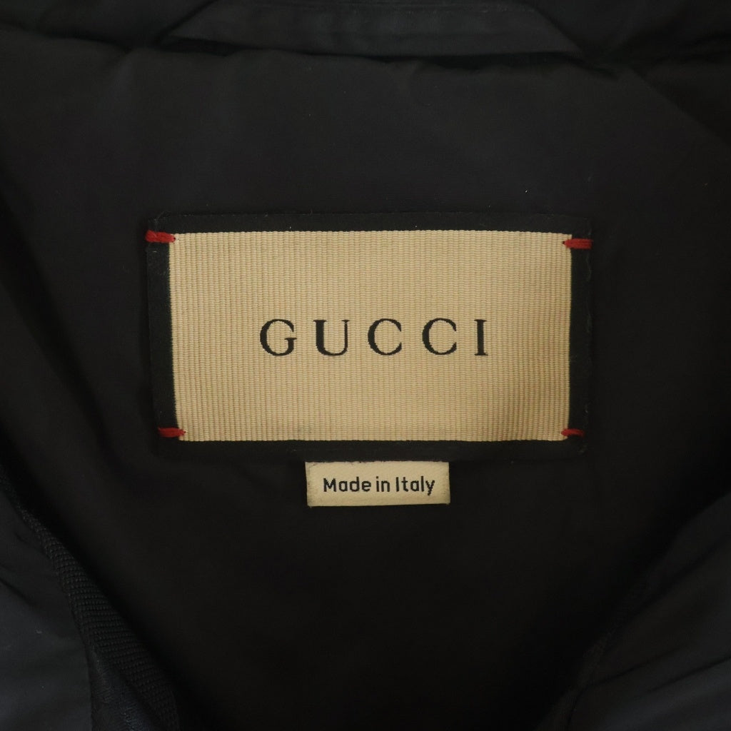 GUCCI(グッチ) GGキャンバスジャケット 698710 Z8A2S ダウンジャケット ブラック