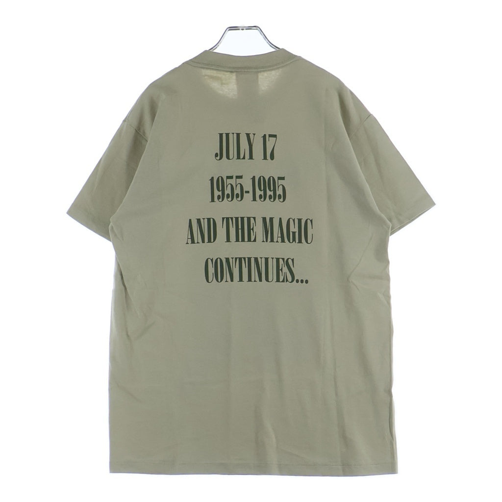 VINTAGE(ヴィンテージ) 90s Disney Land MAGICAL MOMENT 40th Tee ディズニーランド 40周年記念 半袖カットソー カーキ