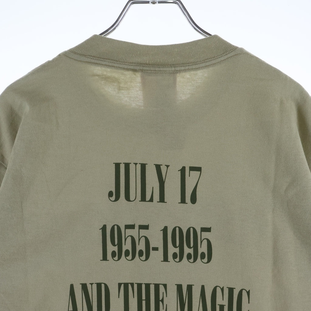 VINTAGE(ヴィンテージ) 90s Disney Land MAGICAL MOMENT 40th Tee ディズニーランド 40周年記念 半袖カットソー カーキ