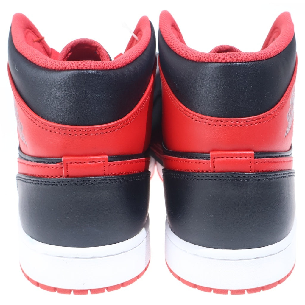 NIKE(ナイキ) AIR JORDAN 1 MID BRED TOE DQ8426-060 エアジョーダン1 ブレッドトゥ ミッドカットスニーカー ブラック/レッド US14/32cm