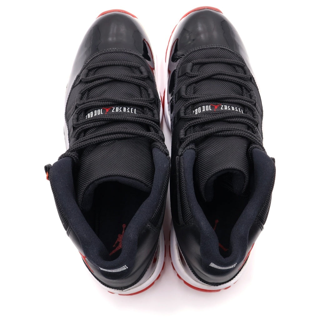 NIKE(ナイキ) AIR JORDAN 11 RETRO BRED 378037-010 エアジョーダン11 レトロ ブレッド ハイカットスニーカー ブラック/レッド US13/31cm