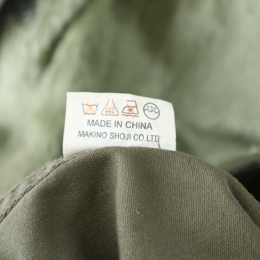 HOUSTON(ヒューストン) M-1951 PARKA SHELL COTTON JACKET ライナー付き コットン ロングジャケット カーキ