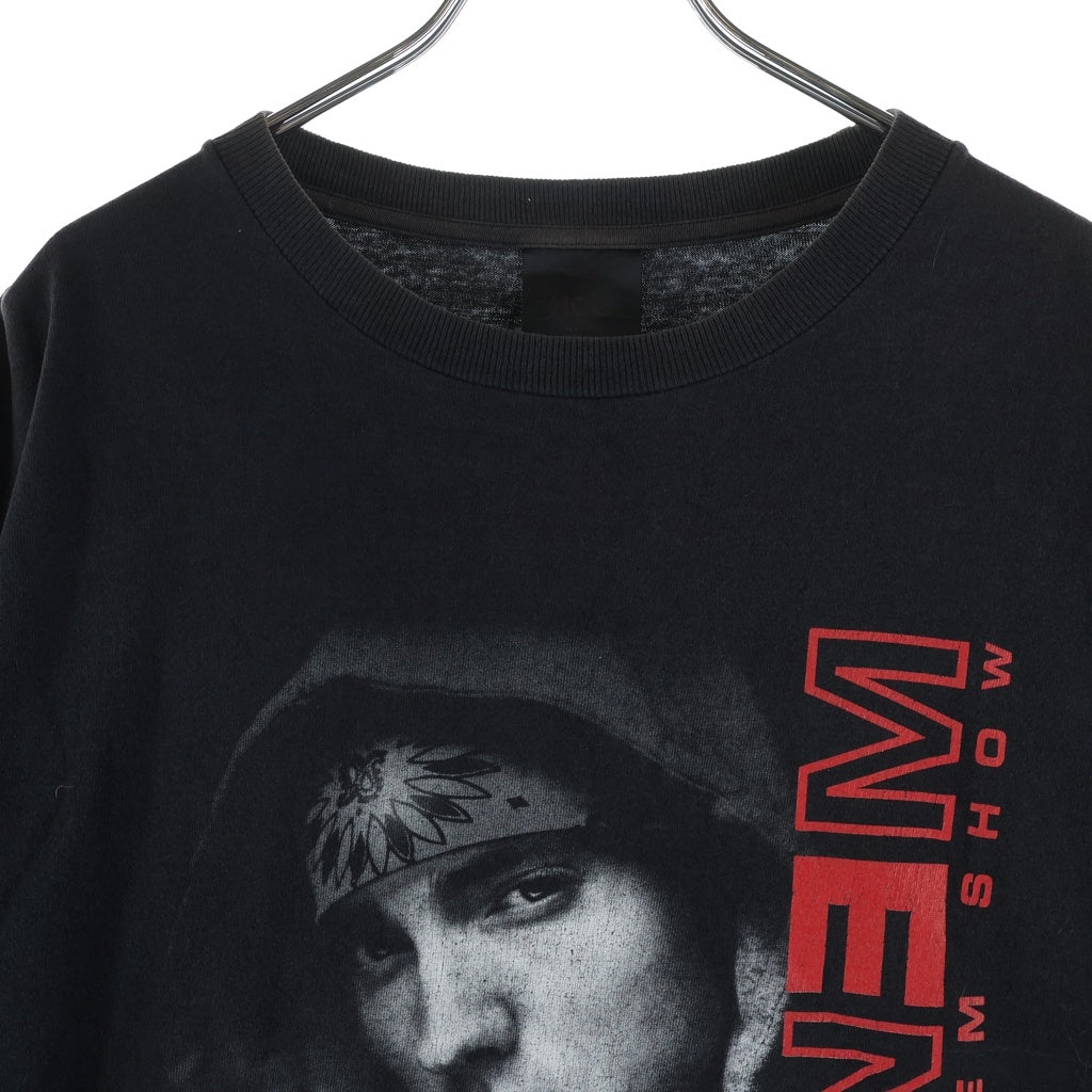 VINTAGE(ヴィンテージ) 00s EMINEM 2003 THE EMINEM SHOW エミネム ツアー半袖Tシャツカットソー ブラック