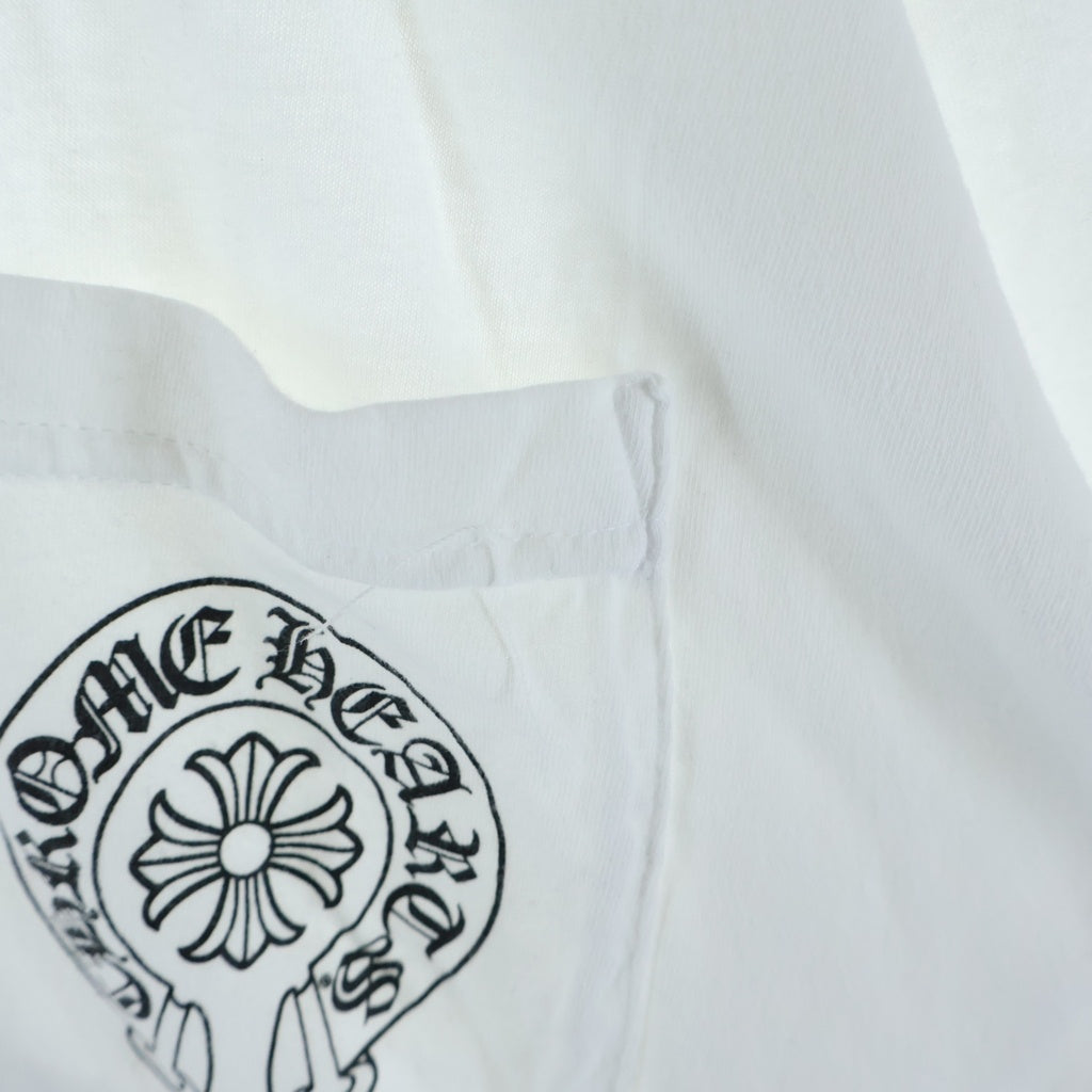 CHROME HEARTS(クロムハーツ) HONOLULU Limited Horseshoe Tee ホノルル限定 ホースシュープリント 半袖Tシャツ カットソー ホワイト