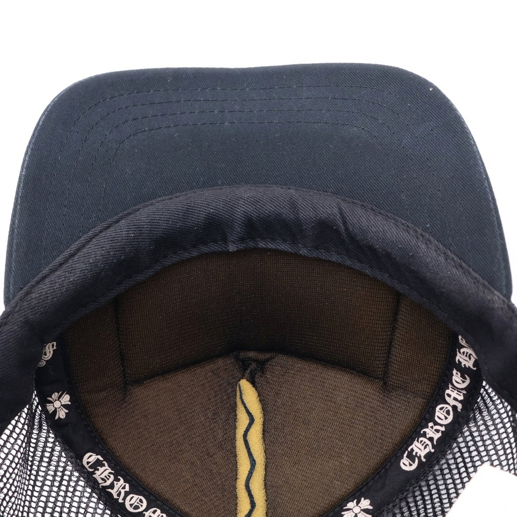 CHROME HEARTS(クロムハーツ) RUCKER CAP CHパッチ メッシュ トラッカーキャップ 帽子 ブラック