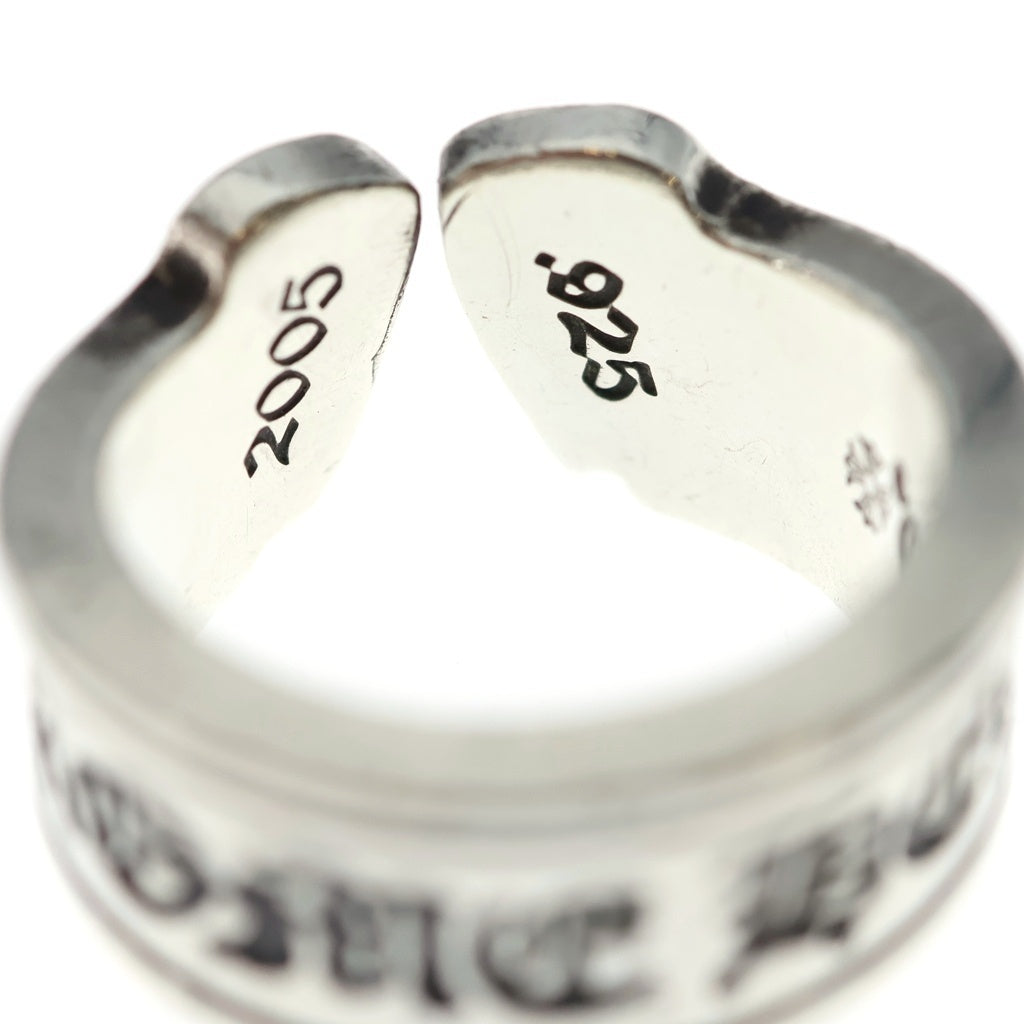 CHROME HEARTS(クロムハーツ) LG SCROLL LABEL ラージスクロールラベル リング シルバーBCA383