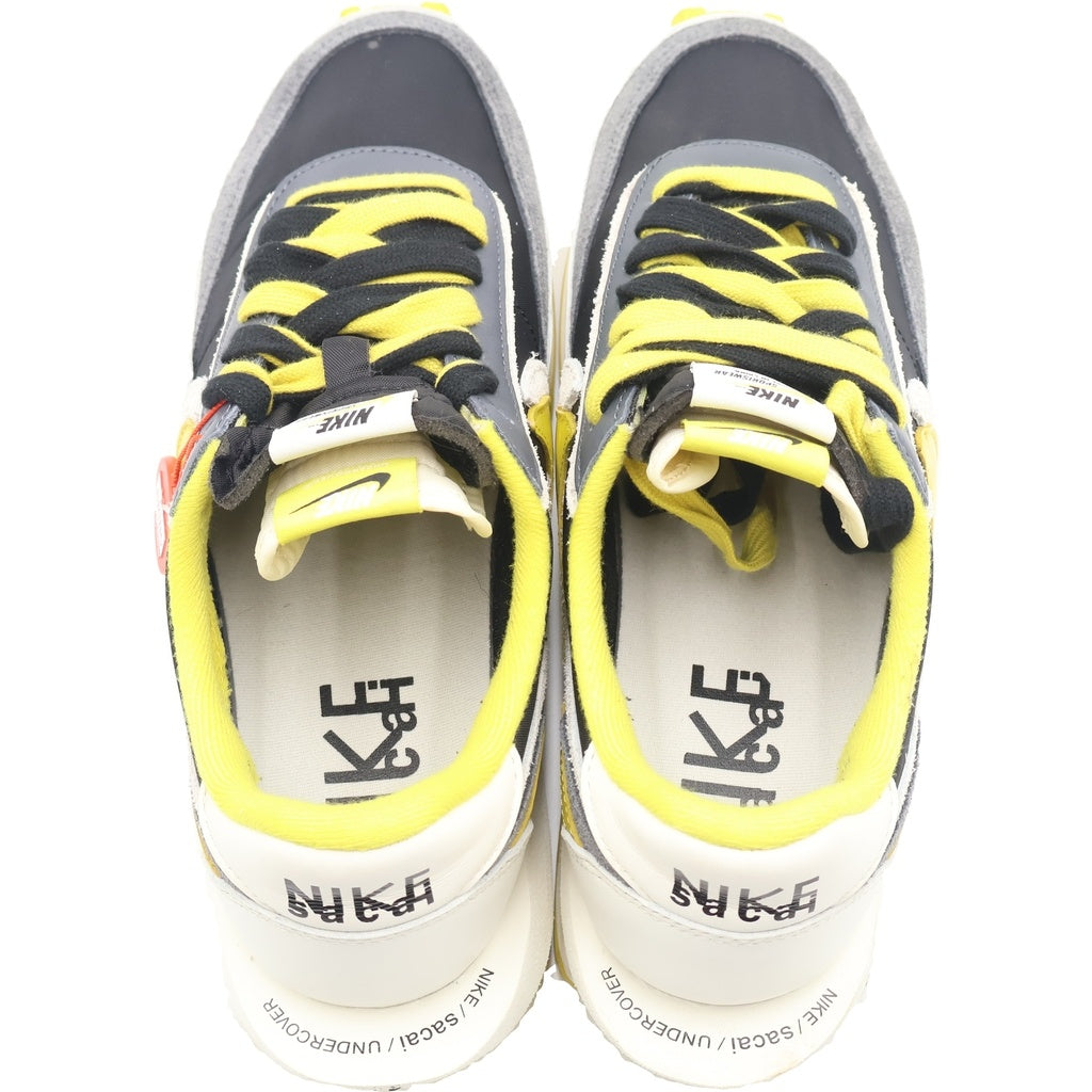 NIKE(ナイキ) ×UNDERCOVER×sacai LD WAFFLE DJ4877-001 アンダーカバー サカイ LDワッフル ローカットスニーカーシューズ ブラック/イエロー/ホワイト US9.5/27.5cm
