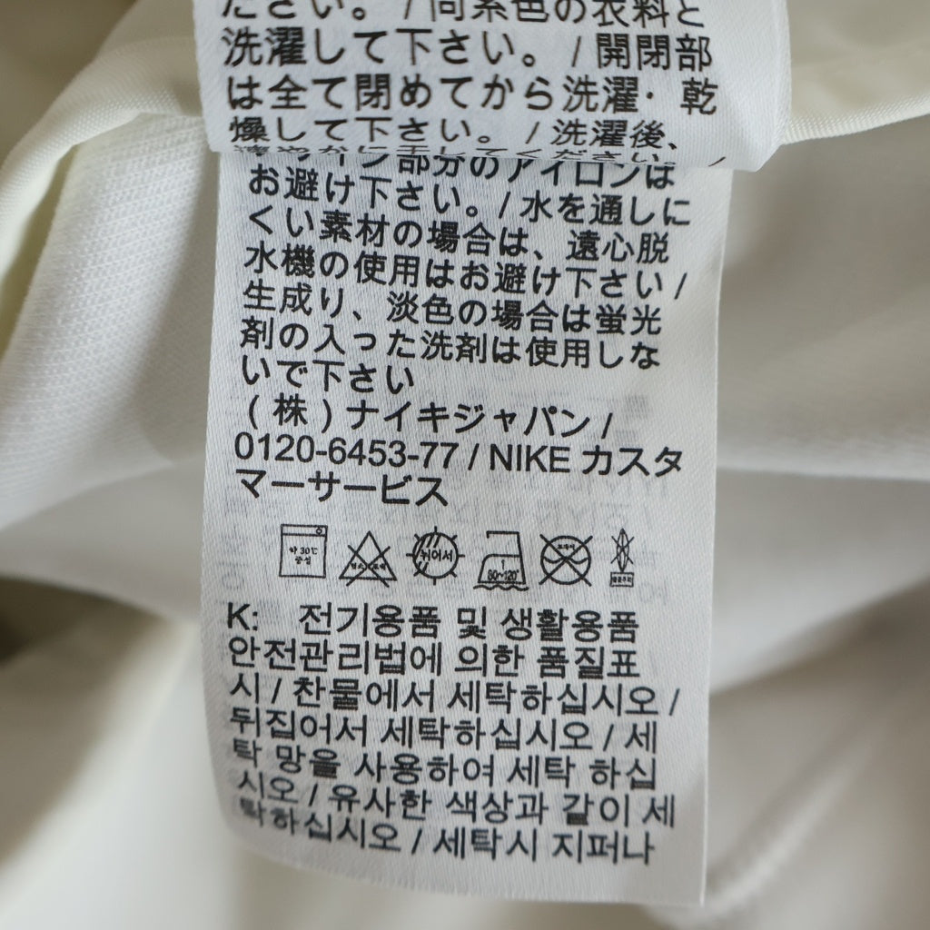 Sacai(サカイ) ×NIKE NRG HOODIE ナイキ ナイロン切替プルオーバーパーカー フーディー ホワイト S#CW2419/CW2419-100