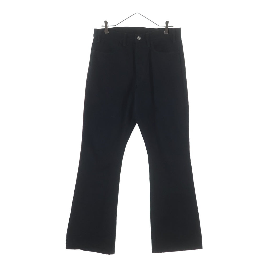 SAINT MICHAEL(セントマイケル) 26SS BLACK FLARE DENIM PANTS フレア