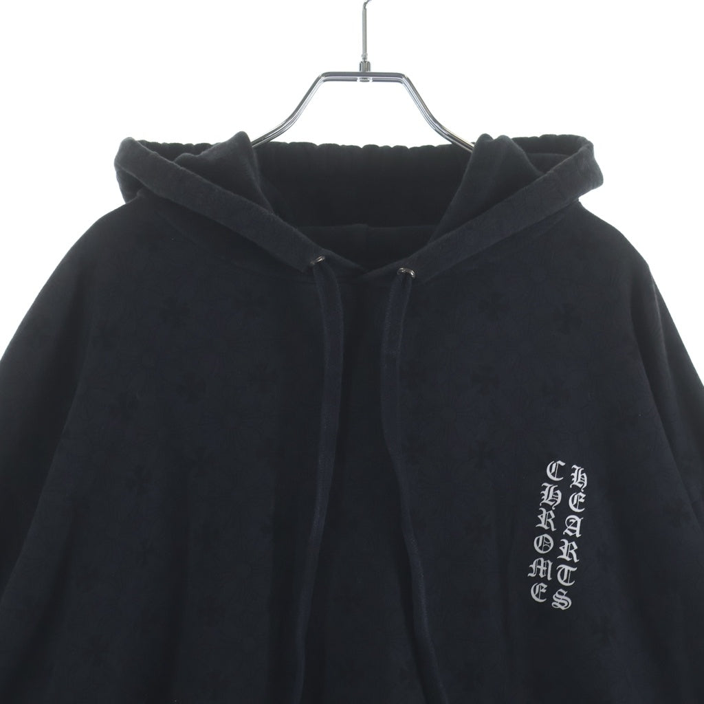 CHROME HEARTS(クロムハーツ) SWTSHRT PLVR CHプラス総柄プルオーバーパーカーブラック