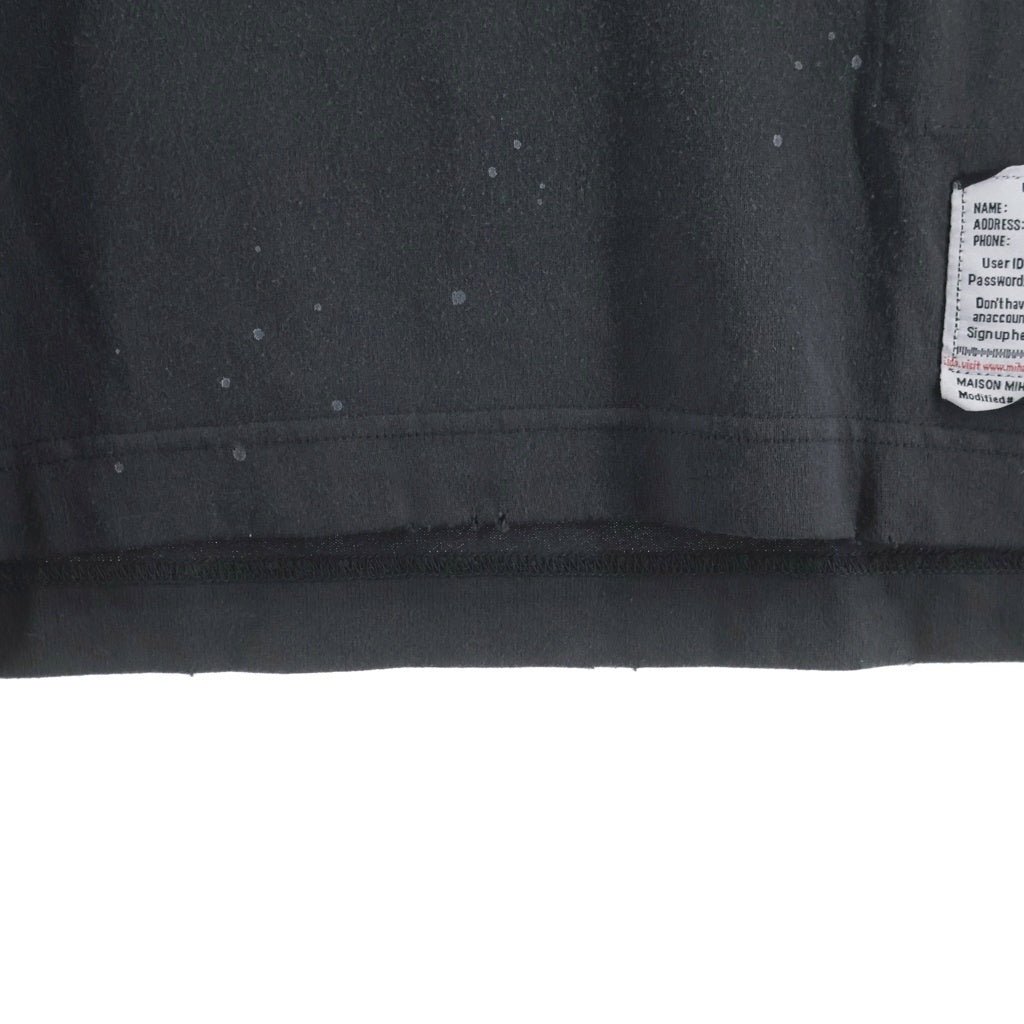 MAISON MIHARAYASUHIRO(メゾンミハラヤスヒロ) Distressed Tee ディストレスト 半袖カットソー グレー J14TS752
