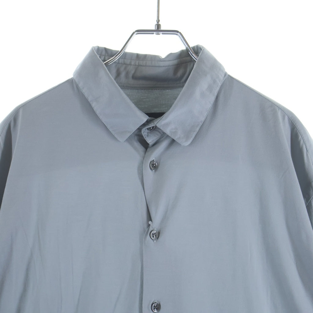 GIORGIO ARMANI(ジョルジオアルマーニ) パジャマシャツ 長袖シャツ コットン グレー WSC97TWS68C