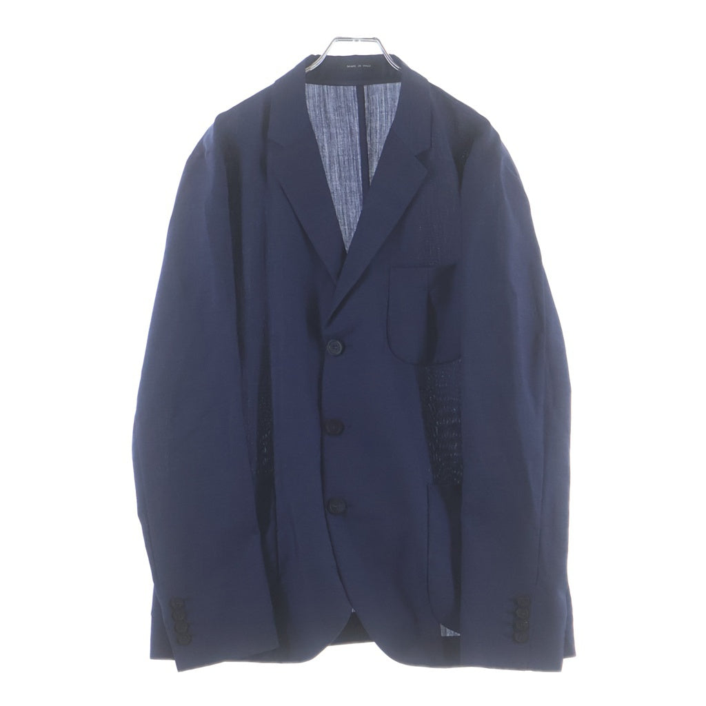 EMPORIO ARMANI(エンポリオアルマーニ) 17AW テーラードジャケット ウール ネイビー W1G400 W1032
