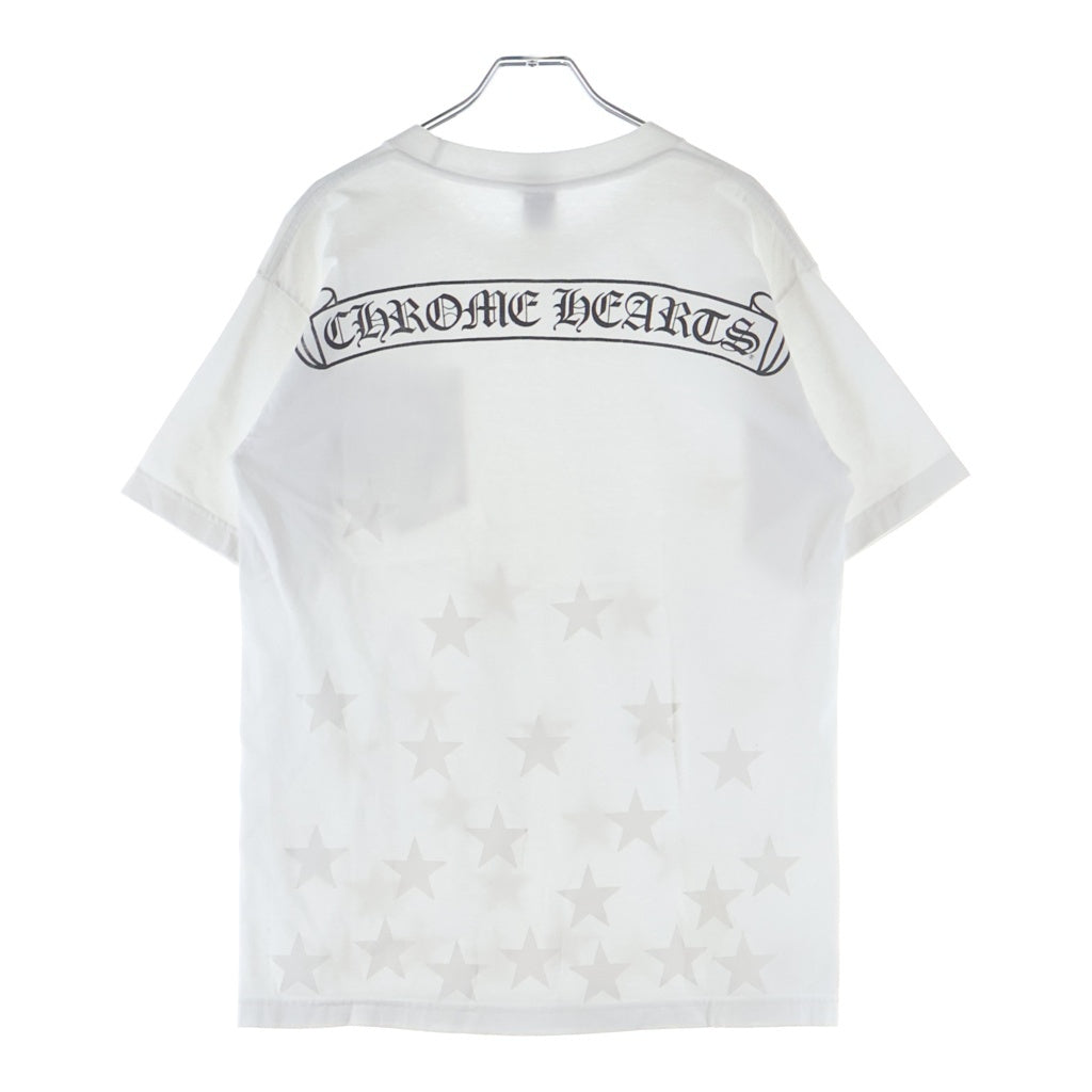 CHROME HEARTS(クロムハーツ) OLD S/S TEE オールド スタープリント バックスクロールラベル 半袖Tシャツカットソー ホワイト