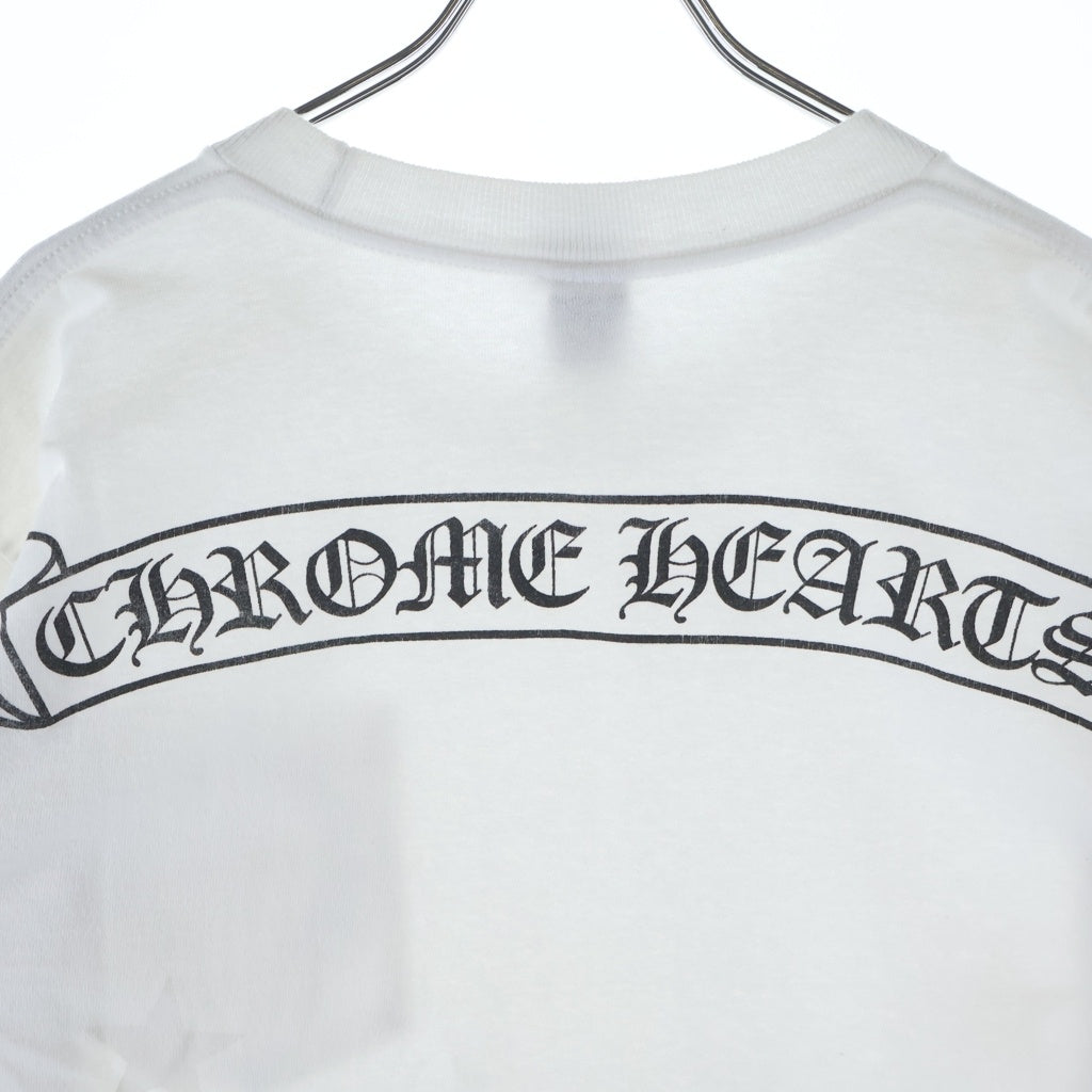 CHROME HEARTS(クロムハーツ) OLD S/S TEE オールド スタープリント バックスクロールラベル 半袖Tシャツカットソー ホワイト