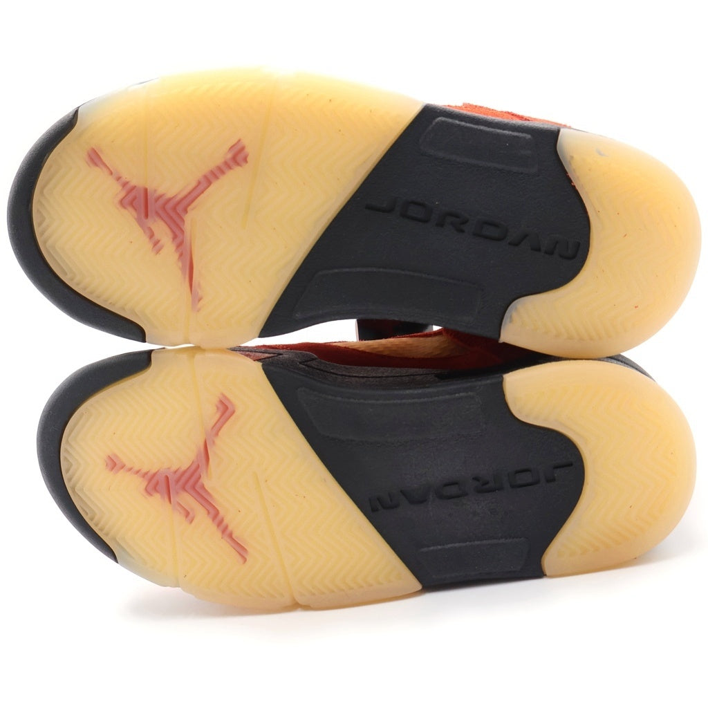 NIKE(ナイキ) WMNS AIR JODAN5RETRO DUNK ON MARS DD9336-800 ウィメンズ エアジョーダン5 ダンク オン マーズ ハイカットスニーカー レッド US7/24cm レディース