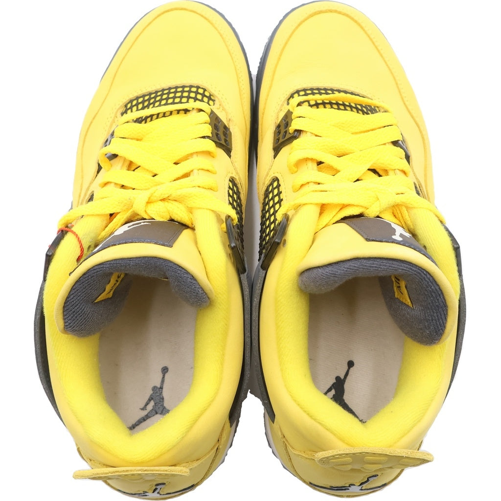 NIKE(ナイキ) AIR JORDAN 4 RETRO TOUR YELLOW CT8527-700 エアジョーダン 4 レトロ ハイカットスニーカー ツアーイエロー US9.5/27.5cm イエロー