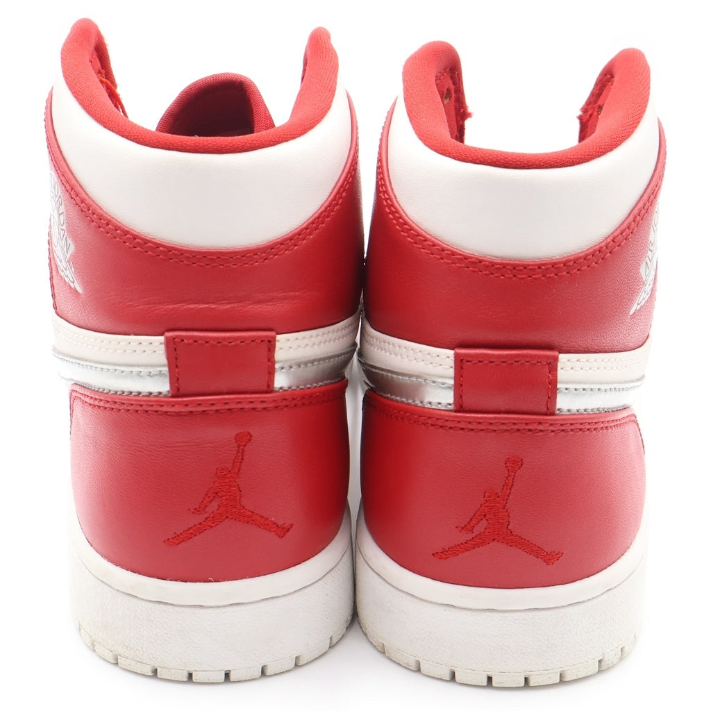 NIKE(ナイキ) AIR JORDAN 1 RETRO HIGH SILVER MEDAL 332550-602 エアジョーダン 1 レトロ オリンピック シルバーメダル ハイカットスニーカー US9/27cm レッド/ホワイト